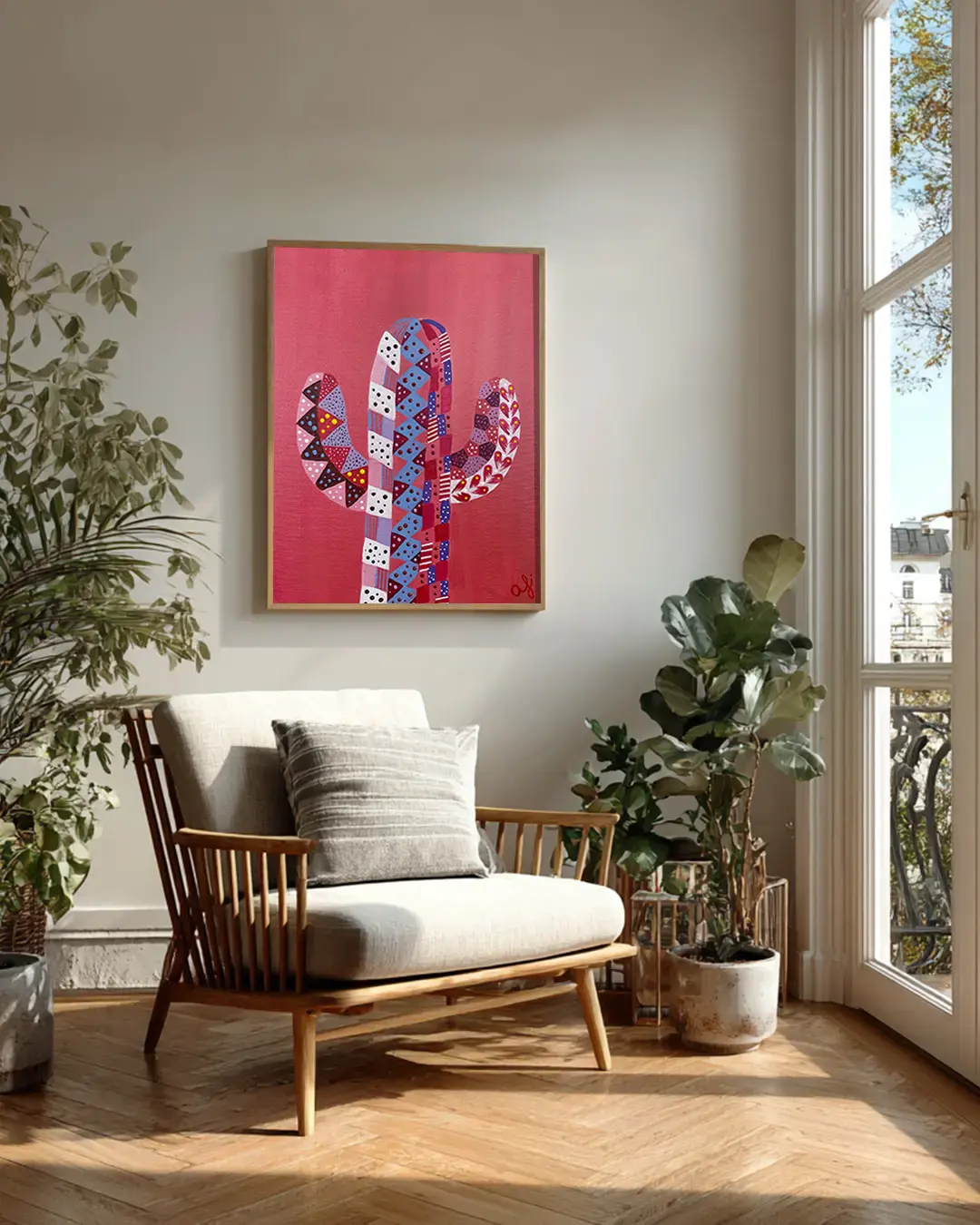 Stampa su Tela Yellow Cactus – Arte da Parete Moderna | IT Stampa su Tela Yellow Cactus – Arte da Parete Moderna | IT